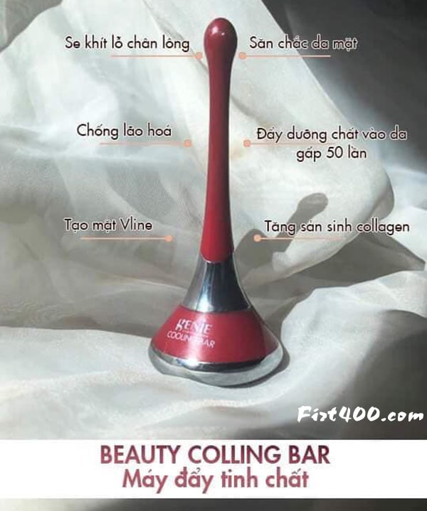 Review máy đẩy tinh chất genie cooling bar Hàn Quốc