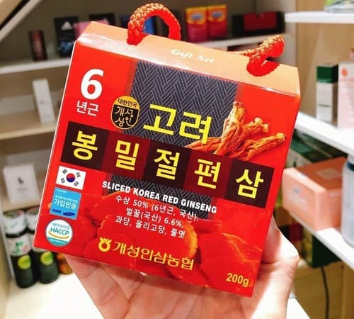 Sliced Korea Red Ginseng 200g giá bao nhiêu?-`