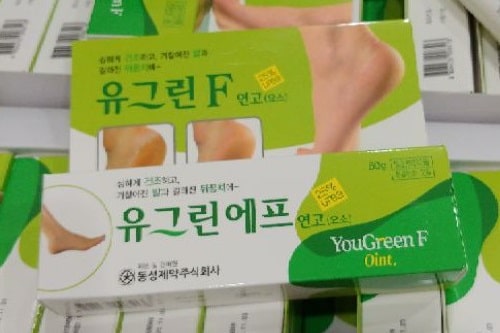 Review kem trị nứt gót chân Hàn Quốc - YouGreen F Oint-1