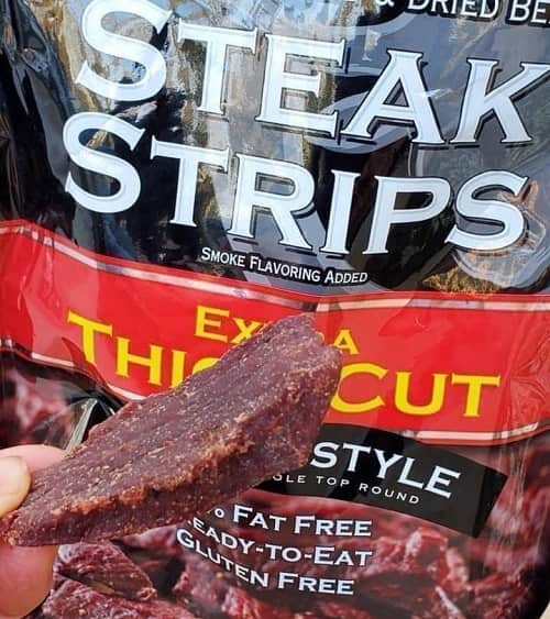 Thịt bò khô Kirkland Steak Stripes review-4
