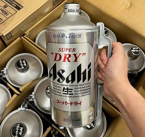 Review bia Asahi Super Dry 2l của Nhật Bản-3
