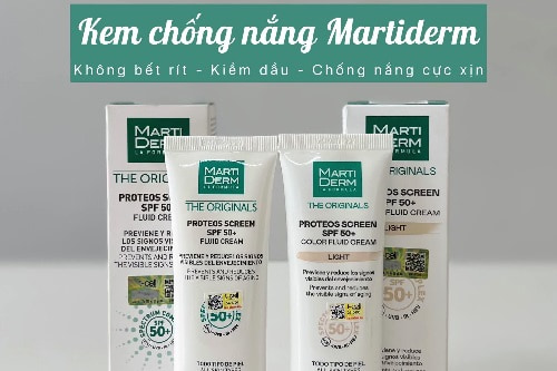 Kem chống nắng Martiderm Color Fluid Cream Light giá bao nhiêu?-1