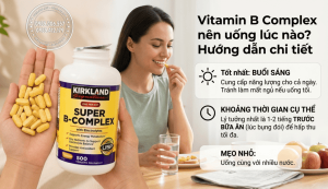Vitamin B Complex nên uống lúc nào? Hướng dẫn chi tiết